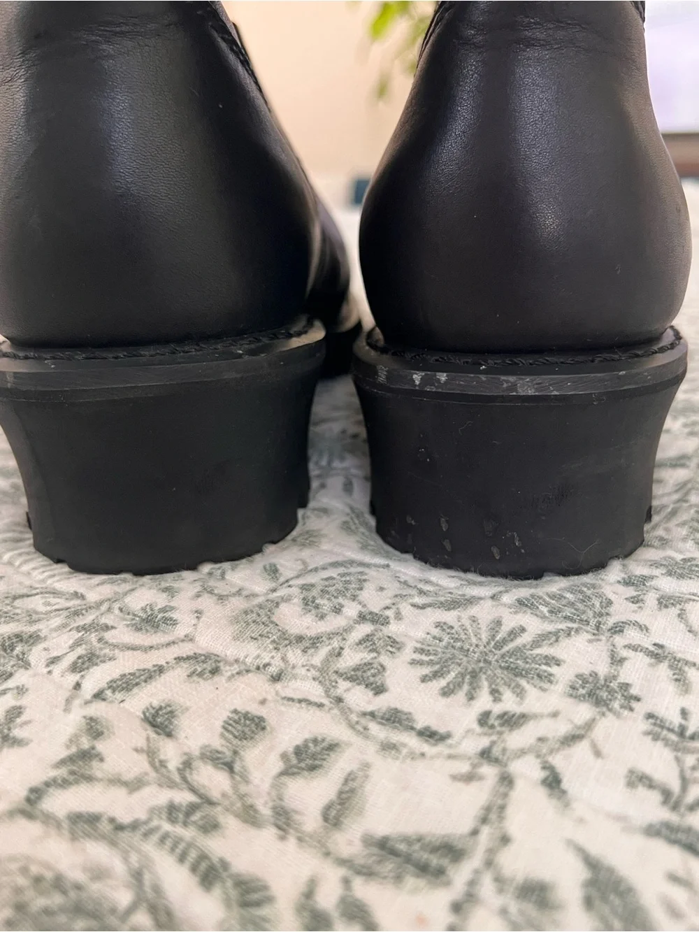 Guide Gear Black Leather Side Zip 15” Engineer Motorcycle Boots Size 9EE